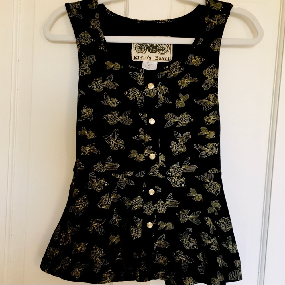 Effie’s Heart Peplum Top | XS